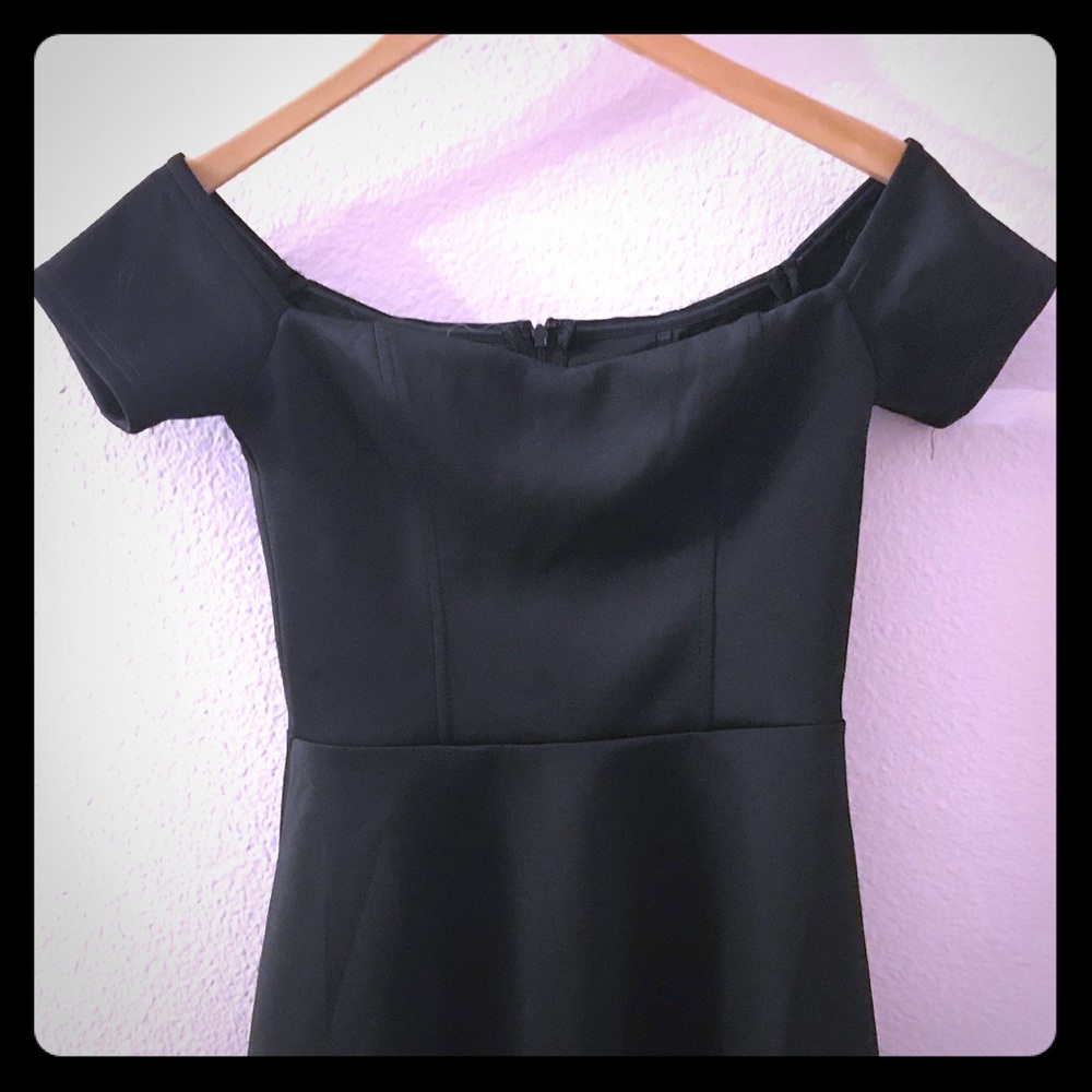 Forever 21 black formal mini dress